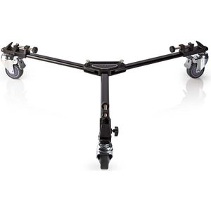 Nedis Statief-Dolly - Maximaal draagvermogen: 20.0 kg - Statief diameterbereik: 29.0 mm - Inclusief reistas - Pootvergrendelingen - Aluminium - Zwart