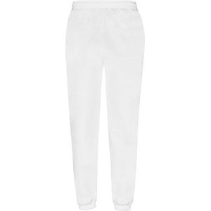 Fruit of the Loom - Classic Elastische Joggingbroek - Wit - M