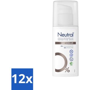 Neutral - Dagcrème - Gevoelige huid - Parfumvrij - 50 ml - Voordeelverpakking - 12 stuks