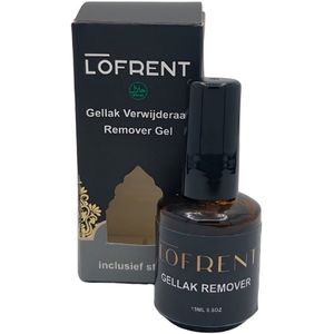 Peel-Off Gellak Remover | Lofrent Cosmetics - 15 ml | Voor Eenvoudige, Snelle en Veilige Verwijdering van Gellak