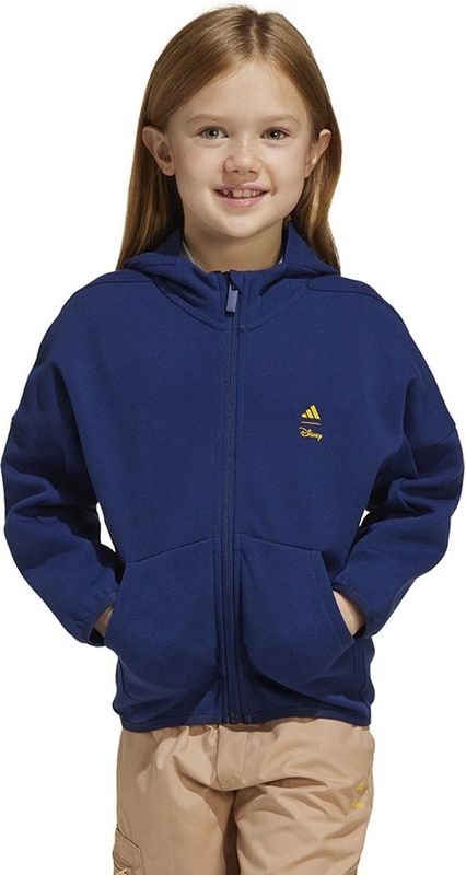 Adidas X Disney Mickey Mouse Sweatshirt Met Rits Blauw 6-7 Years Jongens,Meisjes