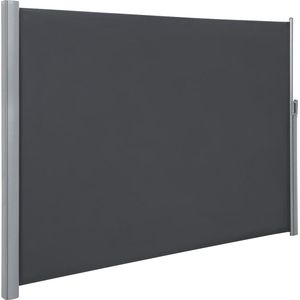 Zijluifel Privacyscherm - Balkonschaduw - Terrasoverkapping - Aluminium frame - UV-bescherming - Gebruik binnen en buiten - 180 cm x 400 cm