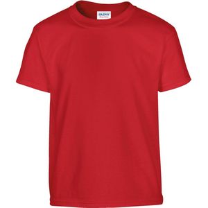 Gildan - T-shirt - Rood - maat 176