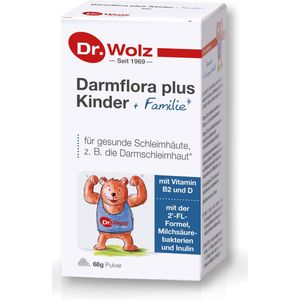 Dr. Wolz - Darmflora Plus Kinder + Familie - Probiotica - Poeder voor in Yoghurt - Neutrale Smaak