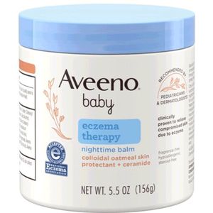 Aveeno - Baby Eczema Therapy Nighttime Body Balm - Oatmeal - 156g
