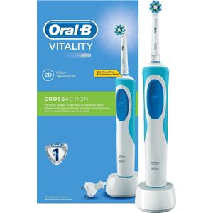 Oral-B Vitality CrossAction - Elektrische tandenborstel - Blauw, Wit