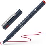 Schneider fineliner - Pictus - 0,9mm - rood - S-197702