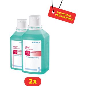 Schülke S&M Waslotion - 2 x 500 ml - Voordeelverpakking