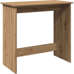vidaXL Bureau - 80x40x75 cm - Bewerkt Hout - Eikenkleurig