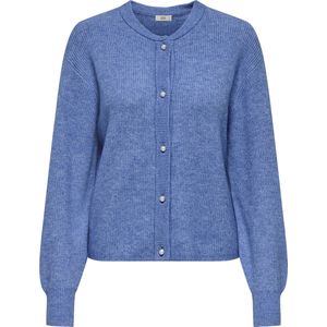 JDY - Gebreide Trui - O-hals - Lange Mouwen - Knoopsluiting - Parel Versiering