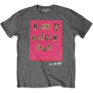 Sex Pistols - Rotten Day Heren T-shirt - L - Grijs