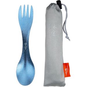 Lepelvork 2-in-1 - lichtgewicht en multifunctioneel - blauw