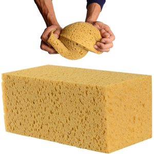 Large Car Wash Sponge - All Purpose Cleaning Sponge for Dishes Tile Bike Boat - Easy Grip Sponge for Kitchen Bathroom .