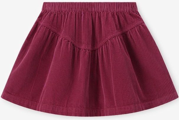 Sissy-Boy - A-lijnrok - Donkerrood - Corduroy