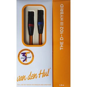 Van den Hul | The D-102 III 3T Hybrid | Interlink | 2 x XLR male naar XLR female | 1,0m | 30 jaar garantie