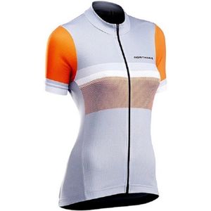 Fietsshirt Northwave Women Origin Jersey SS Ice Orange