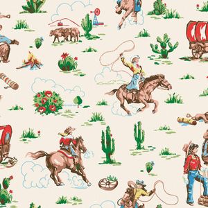 Cath Kidston Vliesbehang Cowgirls Multi