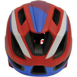 Kiddimoto Full Face helm-S-Rood/blauw
