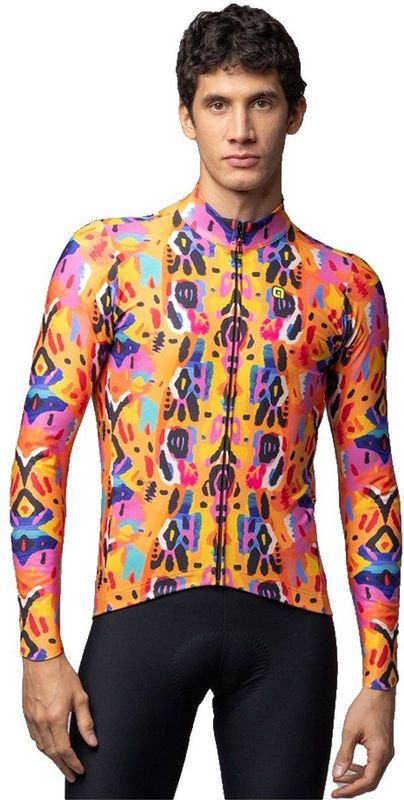 Alé - Special Edition Tribal - Fietsshirt - Meerkleurig - Lange Mouwen