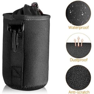 DutchOptics camera lens tas pouch Maat S voor Canon Sony Nikon Pentax Olympus Fuji Tamron Sigma Tokina