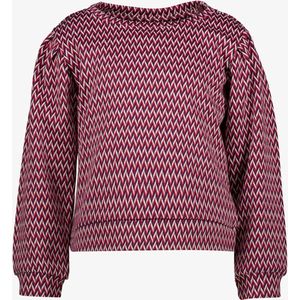 TwoDay meisjes sweater met grafische print - Bruin - Maat 98