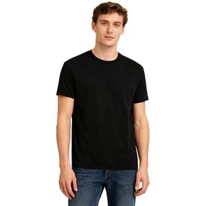 Heren T-shirt Zwart - Goede pasvorm - Basic Blanco Shirt -Regular fit - 100% Katoen - Comfortabel - Gildan