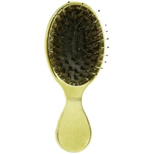 Airbagkam, kleine draagbare kapperskam met luchtkussen, lang haar, glad haarstylingkam - goud