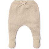 Gebreide Broek - Soft Beige Melee - Ribbroek