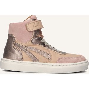 Clic! 21170 Sneakers Meisjes - Leren Sneaker - Roze - Maat 27