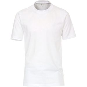 Casa Moda Basis T-shirt Katoen Ronde hals Wit 2-Pack - L