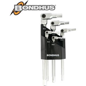Bondhus HexPro set scharnier inbussleutels 3/4/5 6/8mm in Bondhex houder