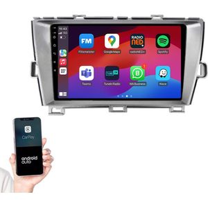 Geschikt voor Toyota Prius 2009-2015 | 9"" Android 14.0 Autoradio | Apple CarPlay & Android Auto | 2GB RAM & 32GB opslag | Draadloze verbinding | HD Scherm | FM, AM, DAB+ Radio | Bluetooth handsfree bellen