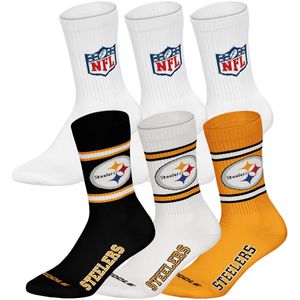 NFL Sokken NFL 6Pack Crew Socks Set van 6