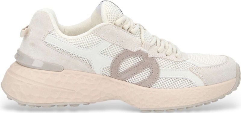 NO NAME - Carter Runner 2.0 - Sportschoenen - Beige - Textiel en Suèdeleer