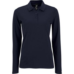 SOL'S Women´s Long-Sleeve Piqué Polo Shirt Perfect L02083 - French Navy - L