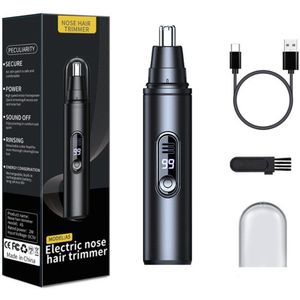 Neustrimmer - Neustrimmer mannen - USB C Oplaadbaar - met Schone Borstel en Beschermkap - Geschenk