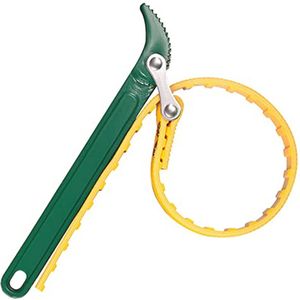 Multifunctionele Riemsleutel voor Oliefilters en Buitentools - 20 cm - Handgereedschap met Ergonomische Grip