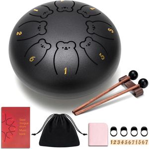 Tongue Drum - Steel Tongue Drum - Tongdrum - Steel Drum - Klankschaal - Handpan - Handpan Drum