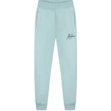 Malelions Kids Striped Signature Sweatpants - Aqua Grey/Anthracite 2-92