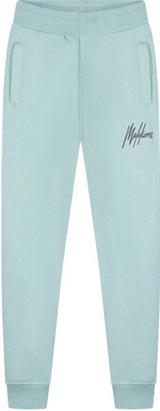 Malelions Kids Striped Signature Sweatpants - Aqua Grey/Anthracite 2-92