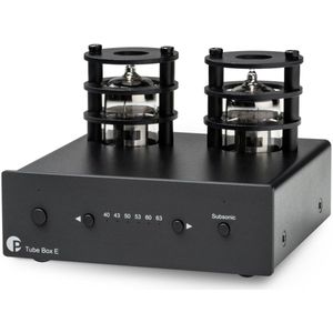 Pro-Ject Tube Box E Voorversterker MM/MC - Phono - Zwart