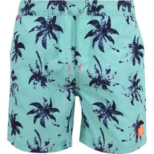 Scotch and Soda - Zwembroek Print Groen - Heren - Maat L - Regular-fit