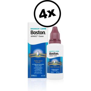 Voordeelactie! Boston cleaner 4  x 30 ml - Lenzenvloeistof