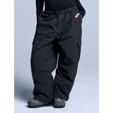 Poederbaas Skibroek - Unisex - Park - Zwart - Maat L