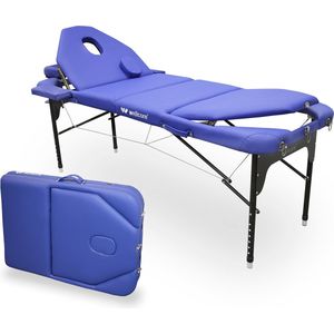 WELLCORE - Opvouwbare Brancard - Zwart - Kunstleer - Aluminium Structuur