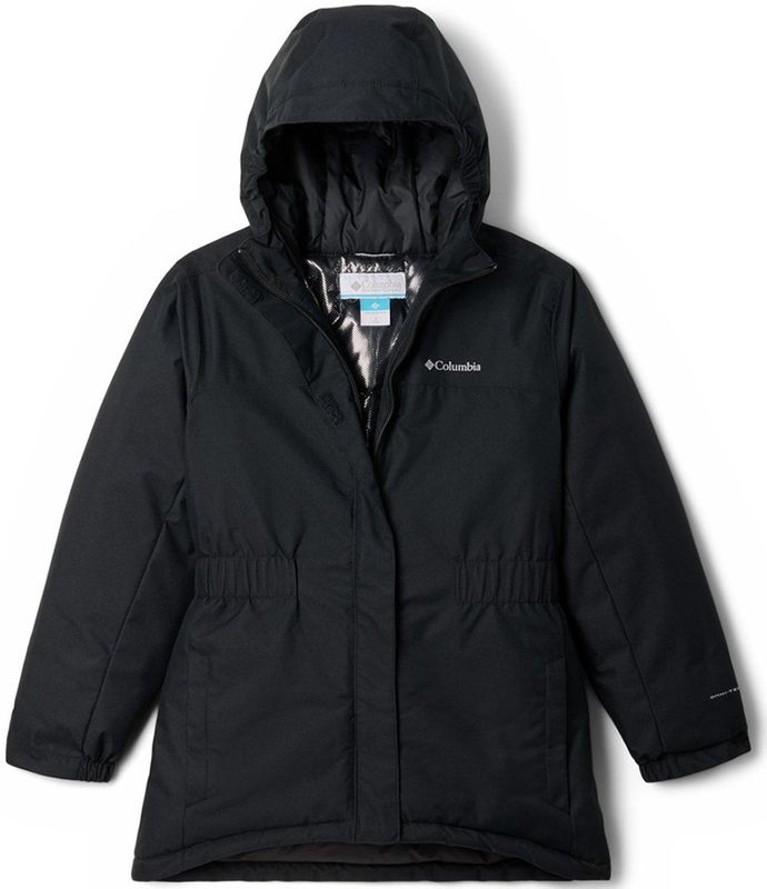 Columbia - Hikebound Ii Long - Jas - Zwart - Waterdicht-ademend - Voor Jongen