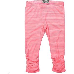 DJ Dutchjeans Legging Positive Vibes neon pink melange  -  Maat  116