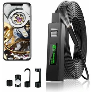 Draadloze endoscoop - Endoscoopcamera - Pijpinspectiecamera HD 1200P Borescoop - Voor iPhone Android Telefoon/Tablet/Windows/Mac/Laptop/PC - 5M