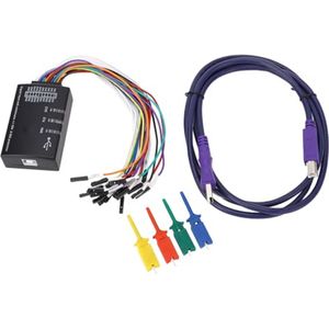 USB Logic Analyzer Kit 16 Channels for Debugging Electronic Circuit Communications