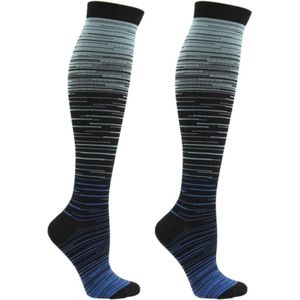 New Age Devi - ""Compressie-/Steunkousen | Mannen/Vrouwen | Hardlopen/Wandelen | Sportsokken/Vliegtuig sokken | Maat L/XL | Kerstcadeau